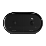 Tork 682008 SmartOne Mini Doppelrollenspender für Toilettenpapier Spendersystem T9 im Elevation Design