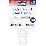 Tork 424205 Extra Desinfizierendes Hand Alkohol Gel Premium Desinfektion für Spendersystem S4