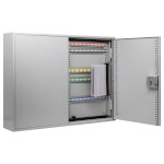 Burg Wächter Stahl Schlüsselschrank 6950/400 PZ mit Zylinderschloss und 400 Schlüsselhaken und Anhängern