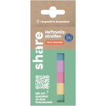share Haftnotizstreifen 5x 40 Blatt in 5 Pastellfarben 100% aus recyceltem Papier