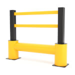 boplan Rammschutzgeländer TB 400 Plus Rammschutzplanke mit 20,1 kJ Schlagfestigkeit, Flex Impact