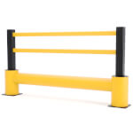 boplan Rammschutzgeländer TB 400 Plus Rammschutzplanke mit 20,1 kJ Schlagfestigkeit, Flex Impact