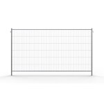 Schake Mobilzaun Element Profi Resistant mit Haken und Ösen mit umlaufenden Rohrrahmen und feuerverzinkt