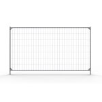 Schake Mobilzaun Element Standard Pro verzinkt mit umlaufenden Rohrrahmen und sendzimirverzinkt