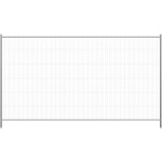 Schake Mobilzaun Element Secure verzinkt mit umlaufenden Rohrrahmen und sendzimirverzinkt
