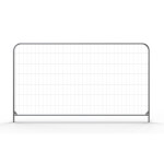 Schake Mobilzaun Element Economy verzinkt mit umlaufenden Rohrrahmen und feuerverzinkt