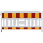 Schake Euro 2 TL-Absperrschrankengitter NOX Light RA1 für den Einsatz auf der Baustelle oder im Straßenbau