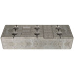 Schake Bauzaunfuß aus Beton geeignet für den sicheren Aufbau von Mobilzäunen