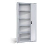 C+P Stahl-Flügeltürenschrank Basic Serie 12 4 Einlegeböden