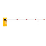 Elektroschranke mit Handsender und Pendelstütze für intensiven Betrieb mit 24 Volt Technik vertikaler Schwenkmechanismus