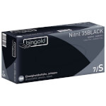 Bingold Einweghandschuhe Nitril 35 Black puderfrei, lebensmittelecht besonders für Hygienebereiche geeignet