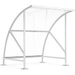 WSM Fahrradüberdachung Bamberg B 1/02 bogenförmiges Überdachungssystem für Fahrräder und E-Bikes