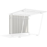 WSM Rückwand für Modell Siegen S16 blickdichtes Profilblech mit verzinktem Tragrahmen