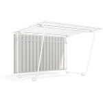 WSM Rückwand für Modell Siegen S17 blickdichtes Profilblech mit verzinktem Tragrahmen