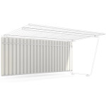 WSM Rückwand für Modell Siegen S19 blickdichtes Profilblech mit verzinktem Tragrahmen