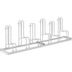WSM Fahrradständer Standparker 4056 BR 6 Einstellplätze mit einseitiger Radeinstellung