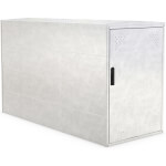 WSM Fahrradgarage BikeBox 1 Basic verzinkt 1 Einstellplatz mit Einstellschiene und Einhebelgriffzylinderschloss