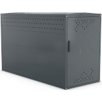 WSM Fahrradgarage BikeBox 1 G anthrazitgrau 1 Einstellplatz mit Einstellschiene und Einhebelgriffzylinderschloss