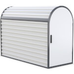 WSM Fahrradgarage BikeBox 3 1 Einstellplatz mit Einstellschiene und Einhebelgriffzylinderschloss