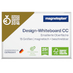 magnetoplan Design-Whiteboard CC hochwertiger Rahmen aus eloxiertem Aluminium