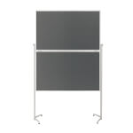 magnetoplan Design Filz Moderationstafeln evolution plus klappbar hochwertiger Rahmen aus eloxiertem Aluminium