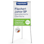 magnetoplan Flipchart Junior SP Dreibeinstativ mit Rückwand aus Metall