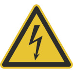 Warnschild Warnung vor elektrischer Spannung