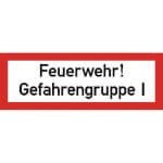 Hinweisschild für den Brandschutz