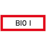 Hinweisschild für den Brandschutz BIO I