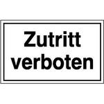 Hinweisschild - Betriebskennzeichnung Zutritt verboten