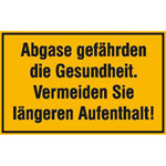 Hinweisschild für Tankanlagen und Garagen