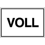 Hinweisschild - Betriebskennzeichnung Voll