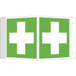 Erste-Hilfe-Schild - Winkel - langnachleuchtend Erste Hilfe