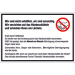 Händeschütteln vermeiden