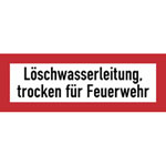 Hinweisschild für die Feuerwehr