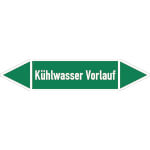 Rohrleitungspfeil Kühlwasser Vorlauf