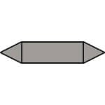 SafetyMarking Rohrleitungspfeil blanko zur Selbstbeschriftung