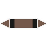 SafetyMarking Rohrleitungspfeil blanko zur Selbstbeschriftung