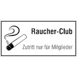 Hinweisschild für Gewerbe und Gastronomie 