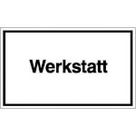 Hinweisschild - Betriebskennzeichnung Werkstatt