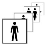 Graphic-Line Classic Raumkennzeichnung Symbolkennzeichnung für Türen und Räume