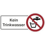 Rondenschild Kein Trinkwasser