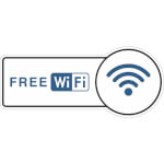 Rondenschild FREE WiFi