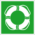 Erste-Hilfe-Schild Wasser-Rettungsausrüstung