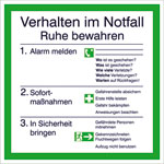 Aushänge und Verhaltensregeln