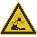 Warnschild Warnung vor Erstickungsgefahr