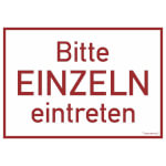 Türmarkierung - Wartebereich (rechteckig, weiss) Bitte EINZELN eintreten