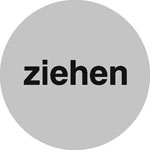 Türschilder Ziehen-silber / schwarz
