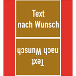 Rohrleitungskennzeichnung nach DIN 2403:2007-05 Ausführung C, 