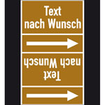 Rohrleitungskennzeichnung nach DIN 2403:2007-05 Ausführung D, 